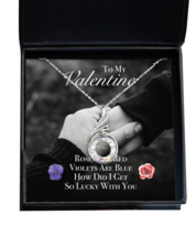 Valentine&#39;s Day Necklace Roses Are Red Phoenix-MC-NL  - £60.57 GBP