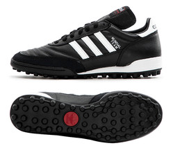 adidas Mundial Team Turf Soccer Shoes Men&#39;s Football Shoes Black NWT 019228 - £113.57 GBP+