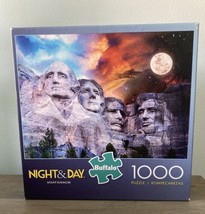 Night &amp; Day Mount Rushmore 1000 Piece Jigsaw Puzzle By Buffalo Games &amp; P... - $14.50