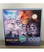 Night &amp; Day Mount Rushmore 1000 Piece Jigsaw Puzzle By Buffalo Games &amp; P... - £11.40 GBP