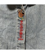Vintage Scooby Doo Denim Button Up Shirt Warner Bros 1998 Kids Size Sm - $45.00