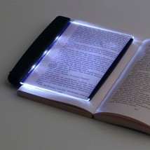 Ultra-thin Flat Reading Light Portable Book Panel LED Travel Camping Rea... - £10.83 GBP