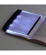 Ultra-thin Flat Reading Light Portable Book Panel LED Travel Camping Rea... - £10.91 GBP
