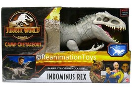 Jurassic World Camp Cretaceous Super Colossal Indominus Rex Dinosaur Monster MIB - £159.49 GBP