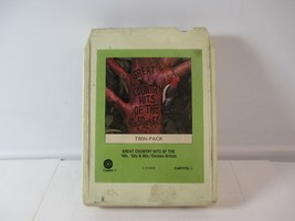Great Country Hits of the 40&#39;s, 50&#39;s &amp; 60&#39;s 8 Track Tape 1976 Capitol # ... - £3.97 GBP