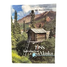 1988 Introduction To Alaska Gray Line Tourist Travel Magazine Booklet - £7.85 GBP