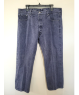 Vintage Levis 501 Black Denim Jeans 40 X 27.5 Button Fly - €20,65 EUR