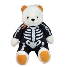 15&quot; Vintage Hallmark Glow In The Dark Halloween Teddy Bear Stuffed Animal Plush - £58.67 GBP