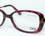 OGI Evolution 9071 1289 Rot Stein / Kupfer Braune Einzigartig Brille 53-... - $135.62