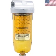 Durable 3/4&quot; NPT Fuel Filter with Sediment Drain for Optimal Fuel Quality - $86.49