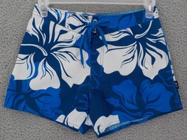 SW Hawaii, U.S.A. Womens Shorts SZ 7 Swim Trunks Surf Hibiscus Beach Poc... - $9.99