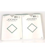2 Jockey Panty Hose Size MEDIUM Canadian Navy VTG 2000 Control Top Sheer - $19.79