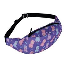 New Colorful Waist Bag For Men Fanny Pa Style Belt Bag Alpaca Women Waist Pack T - £7.74 GBP