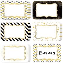 200pcs Name Tag Stickers Party Labels Personalized 3.2x2.1in Gold Border - $11.39 200pcs Name Tag Stickers Party Labels Personalized 3.2x2.1in Gold Border - $11.39