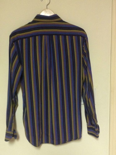 VGC Thomas Elliot Multicolor Stripe Button Down Long Sleeve Shirt SZ M ITALY Item image 7