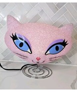 Bratz Petz Catz Lamp Melted Plastic Popcorn Light Bobblehead Pink Cat 2000s - £37.59 GBP