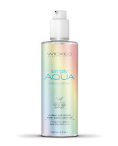 Wicked Sensual Care Simply Aqua Special Edition Water Based Lubricant - 4 Oz - £17.29 GBP