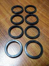 8-pk Rubber Gaskets Gas Can Spout Part Gott Rubbermaid Blitz Wedco Scepter Eagle - $13.96