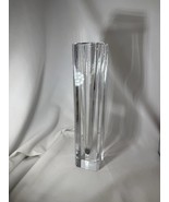 WATERFORD LEAD CRYSTAL 11” SPIRE VASE JIM O&#39;LEARY FLOWER ROSE BUD CLEAR ... - $231.87 CAD