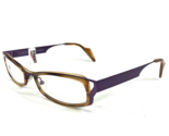 Anne et Valentin Eyeglasses Frames LINE U 117 Brown Tortoise Purple 50-2... - £188.14 GBP