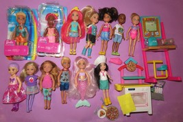 Barbie Chelsea Lot Doll Friends Dreamtopia Prince Princess Mermaid Teacher Chef - £46.91 GBP