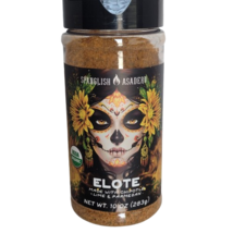 Spanglish Asadero ELOTE Seasoning 10 oz Chipotle Lime Parmesan Street Corn - £12.63 GBP