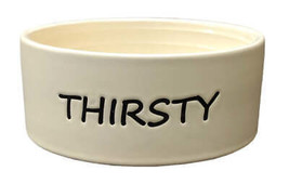 Spot Thirsty Dog Water Bowl - Stylish Stoneware Dish for Pets - £17.31 GBP+