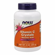 Now Supplements, Vitamin C Crystals Ascorbic Acid, 100% Pure Powder, 8-O... - £12.64 GBP