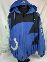 Vintage Indianapolis Colts Jacket Logo Athletic Sharktooth NFL Coat Men’... - £54.75 GBP