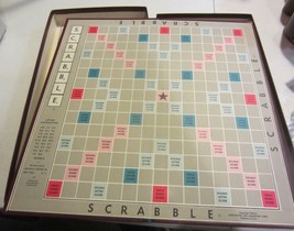 Vintage  Scrabble Board Game Selchow &amp; Righter Complete EUC - £19.00 GBP