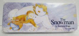The Snowman Can Pencil Case Sony Plaza 1991 Old Rare - £35.98 GBP