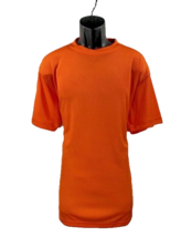 Daniel Ellissa Men&#39;s Orange T-Shirt Crew Neck Polyester Knit Sizes XL - 5XL - £15.73 GBP