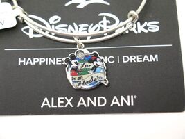 Disney Alex and Ani Love is an Adventure Bracelet Silver Mickey Minnie B... - $544.63 MXN
