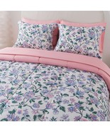 Luxury 7-Piece Reversible Bed in a Bag with Laundry Tote Purple Floral, Queen - €39,11 EUR
