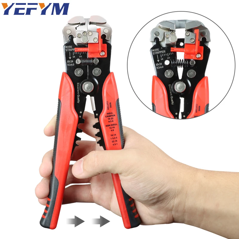 Wire Stripper Tools Multitool Pliers YEFYM YE-1 Automatic 3 In1 Stripping Cutter - £18.69 GBP