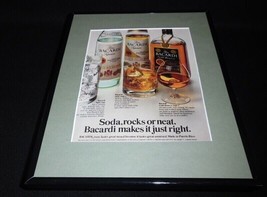 1984 Bacardi Rum Framed 11x14 ORIGINAL Vintage Advertisement B - £27.24 GBP