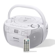 Cd And Cassette Player Combo, Portable Boombox Am Fm Radio, Mp3 Player S... - $109.99