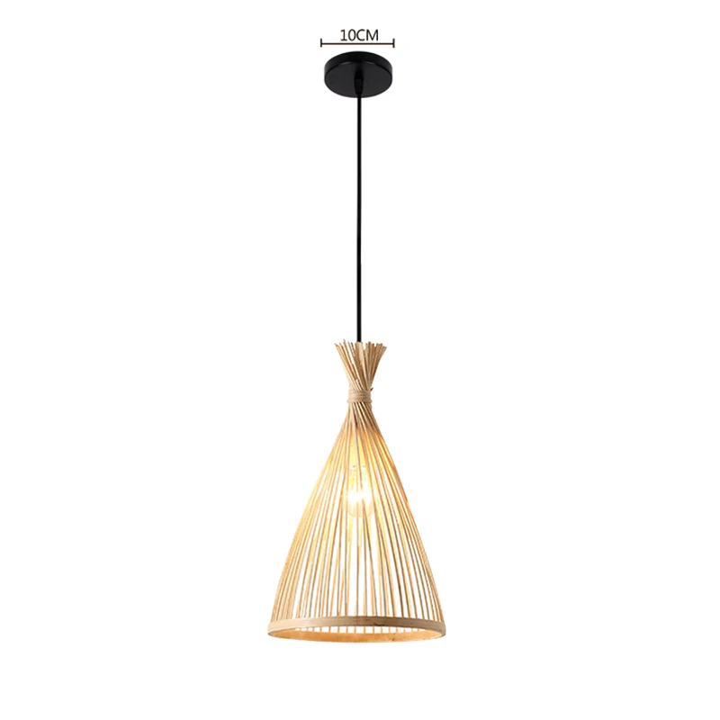 Bamboo Chandelier Woven Clic Bamboo Pendant Lights Chinese Style Bamboo Hanging  - £212.38 GBP