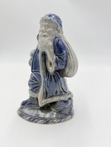 Vintage Rowe Pottery Works Salt Glazed Santa 6.5” Christmas Figurine 1988 - $67.50