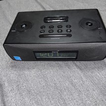 iHome iP87 Ipod Speaker Dock Dual Alarm Clock Radio No AC Adapter - $14.40