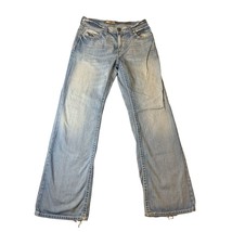 BKE Buckle Mens Size 33XL Tyler Denim Blue Jeans Light Wash Straight Leg - £19.45 GBP