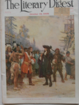 The literary Digest, October 19, 1929, with “The Landing of William Pen,” 1682 B - £43.15 GBP
