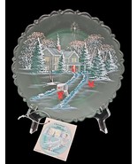 Fenton 1995 Green Satin Christmas Plate Our Home is Blessed LE 1075/1500 - €255,11 EUR Fenton 1995 Green Satin Christmas Plate Our Home is Blessed LE 1075/1500 - €255,11 EUR