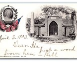 Washington Tomb Mount Vernon Virginia 1903 Private Mailing Card PMC Post... - £2.33 GBP
