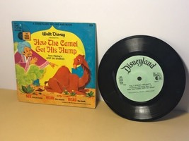 DISNEYLAND 33 RPM RECORD STORY SONG BOOK VINTAGE WALT DISNEY HOW CAMEL G... - £14.20 GBP