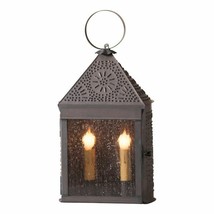 Harbor Lantern with punch Chisel in Kettle Black Tin image 2