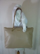 NWT FURLA Luna Beige Pebbled Leather Julia Chain EW Tote Bag $428 - £279.03 GBP