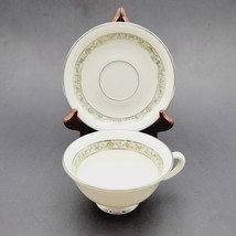 Vtg Springdale (Platinum Trim) by LENOX One Set Cup &amp; Saucer Discontinued USA - £9.15 GBP