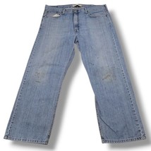 Levi&#39;s Jeans Size 40 W40&quot;xL29.5&quot; Levi&#39;s 569 Loose Straight Jeans Grungy ... - $39.83