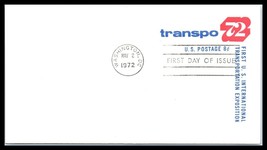 1972 US Cover - Washington DC, FDC SCOTT# U565 Transpo &#39;72 B7 - $2.96